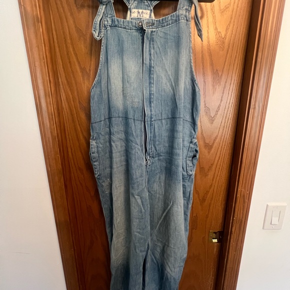 We The Free Light Blue Denim Jumpsuit - Picture 2 of 4